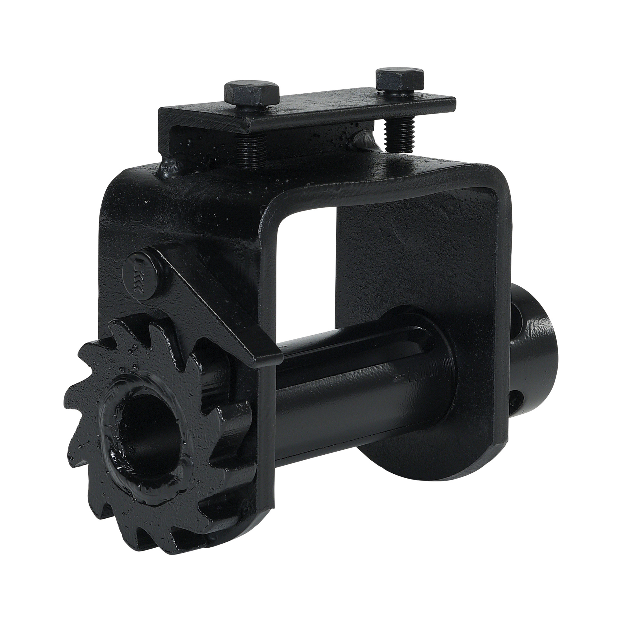 Vestil, Bolt on truck mounted strap winch black, Height 6.25 in, Model